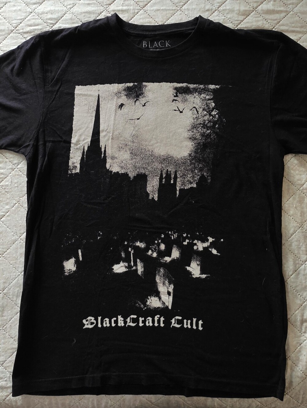 Black BlackCraft Cult Gothic Graphic Short Sleeve Tee